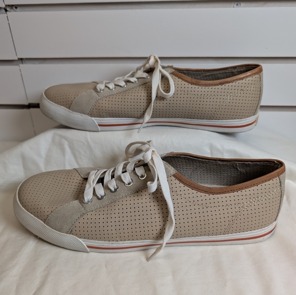 Tommy Bahama Men’s Borneo lace up perforated leather sneakers Size 11 1/2 NWOB - Picture 5 of 7